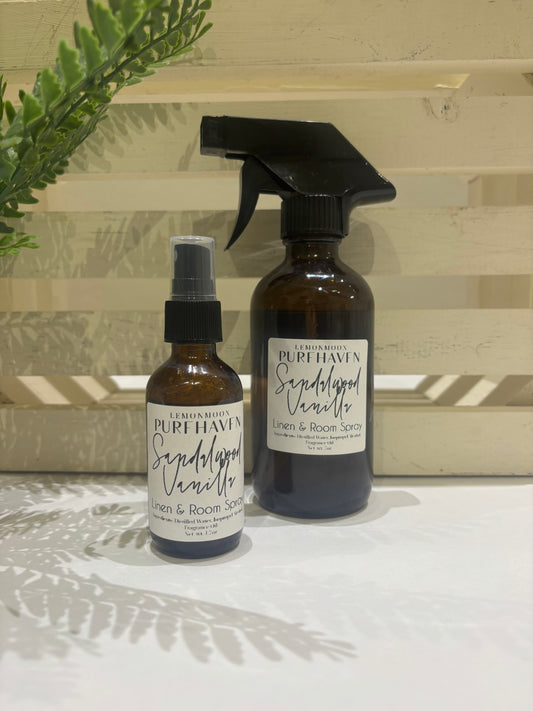 LemonMoon PureHaven Linen & Room Spray – Freshen Your Home Naturally
