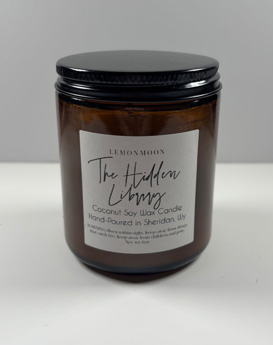 The Hidden Library Candle | Midnight Velvet Collection