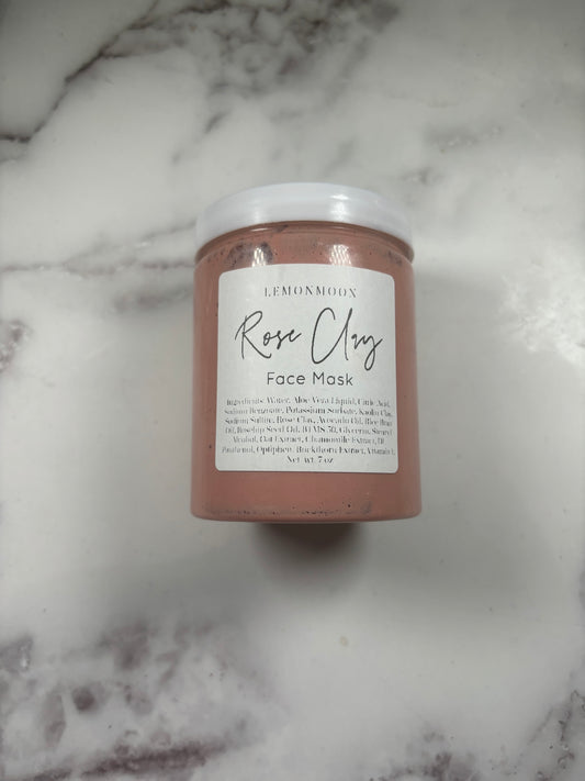 Rose Clay Face Mask Large